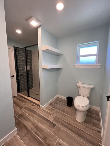 Bedford bathroom after remodel by Bell City
