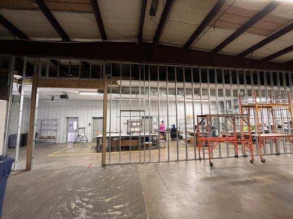 Fort Worth warehouse before buildout